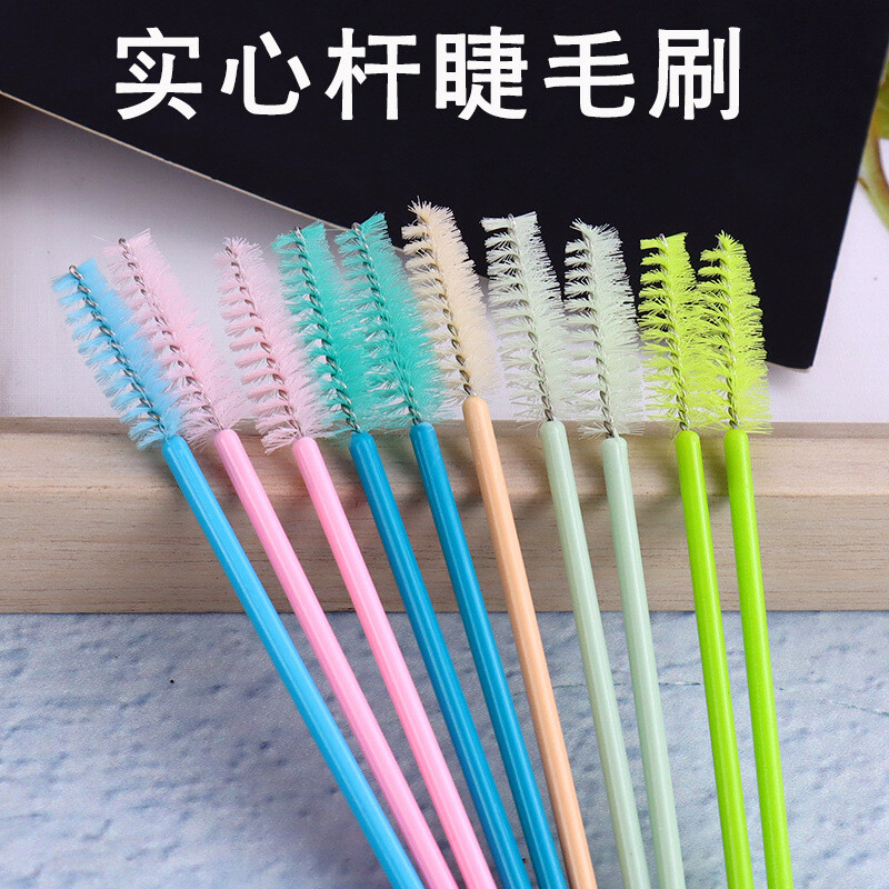 JHY/君鸿月实心杆彩色睫毛梳便携化妆刷眉刷嫁接睫毛小刷子睫毛刷