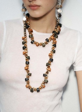 波西米亚民族风复古做旧项链