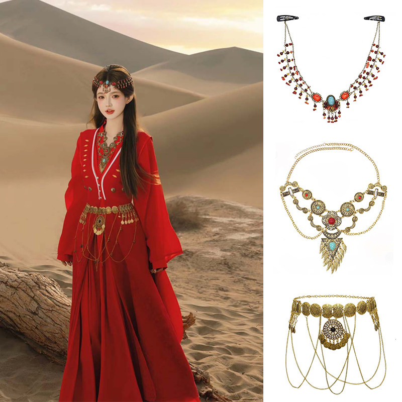 小枫同款红色流苏额头链头敦煌复古民族风项链异域腰链配饰饰品,饰品/流行首饰/时尚饰品新,发饰,淘宝优惠券,粉丝福利购,淘宝优惠卷