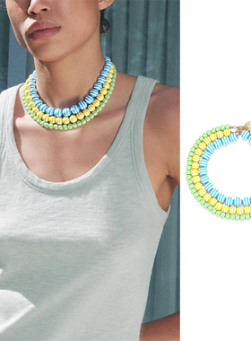 时尚波西米亚多层叠戴项链