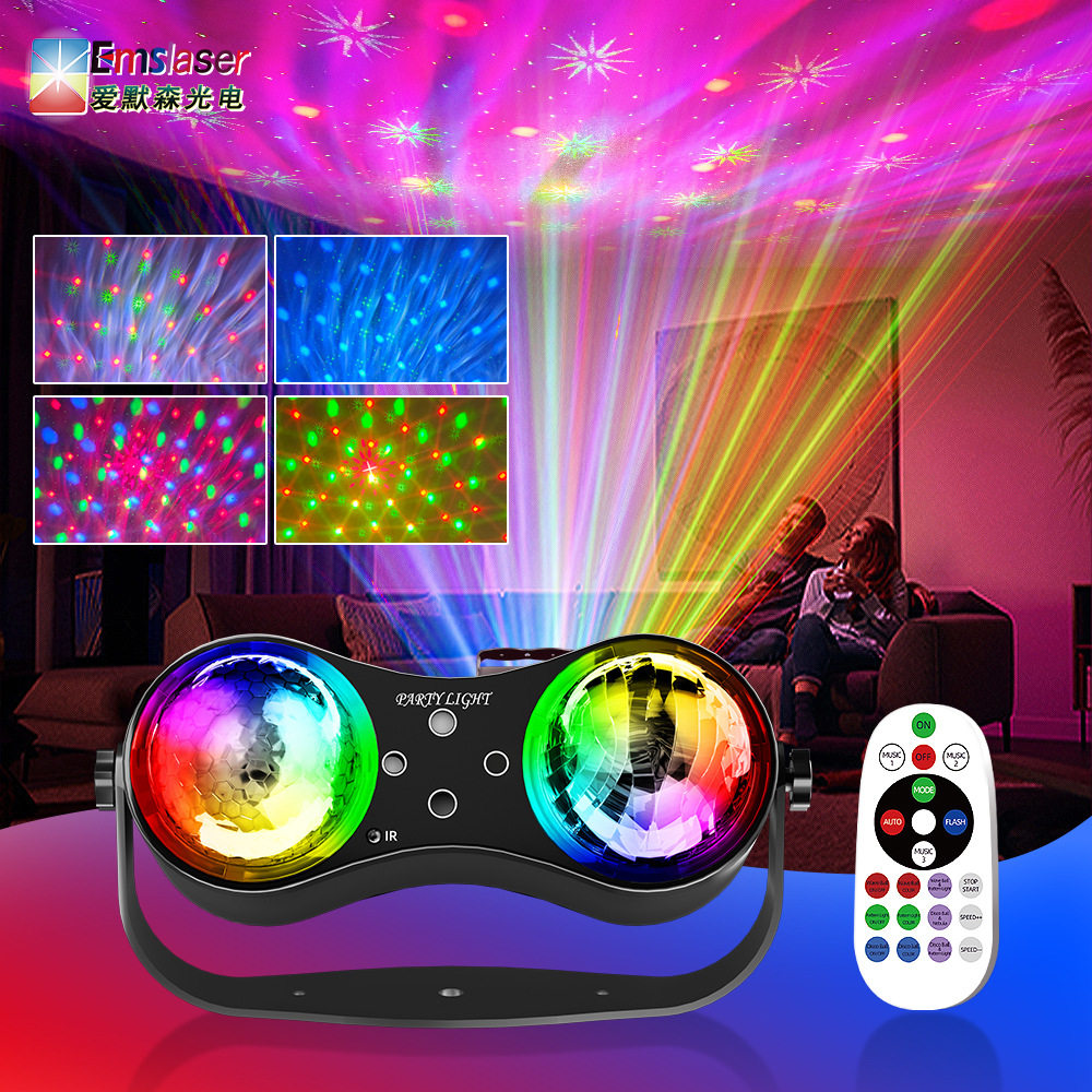 ktv氛围灯家用彩灯声控激光灯舞台灯光镭射灯酒吧蹦迪气氛灯