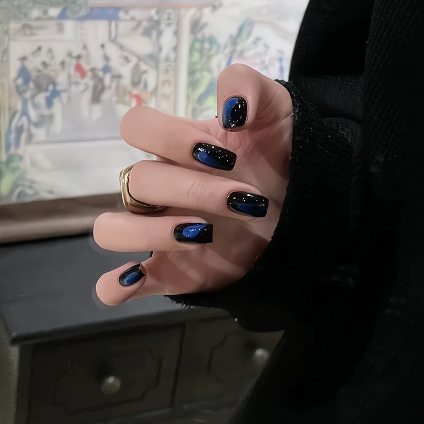 精致美甲穿戴甲2026新年款绝美高质量纯手工穿戴甲中长款拍婚纱照