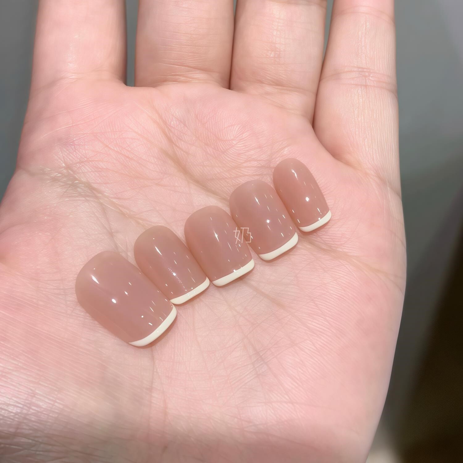 【法式奶盖】纯手工穿戴甲