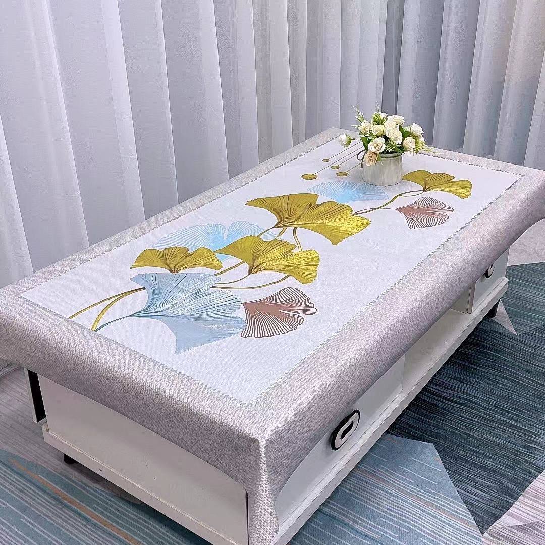 轻奢桌布防水防油免洗餐桌垫长方形布艺pvc茶几布台布高级感,居家布艺,桌布,淘宝优惠券,粉丝福利购,淘宝优惠卷