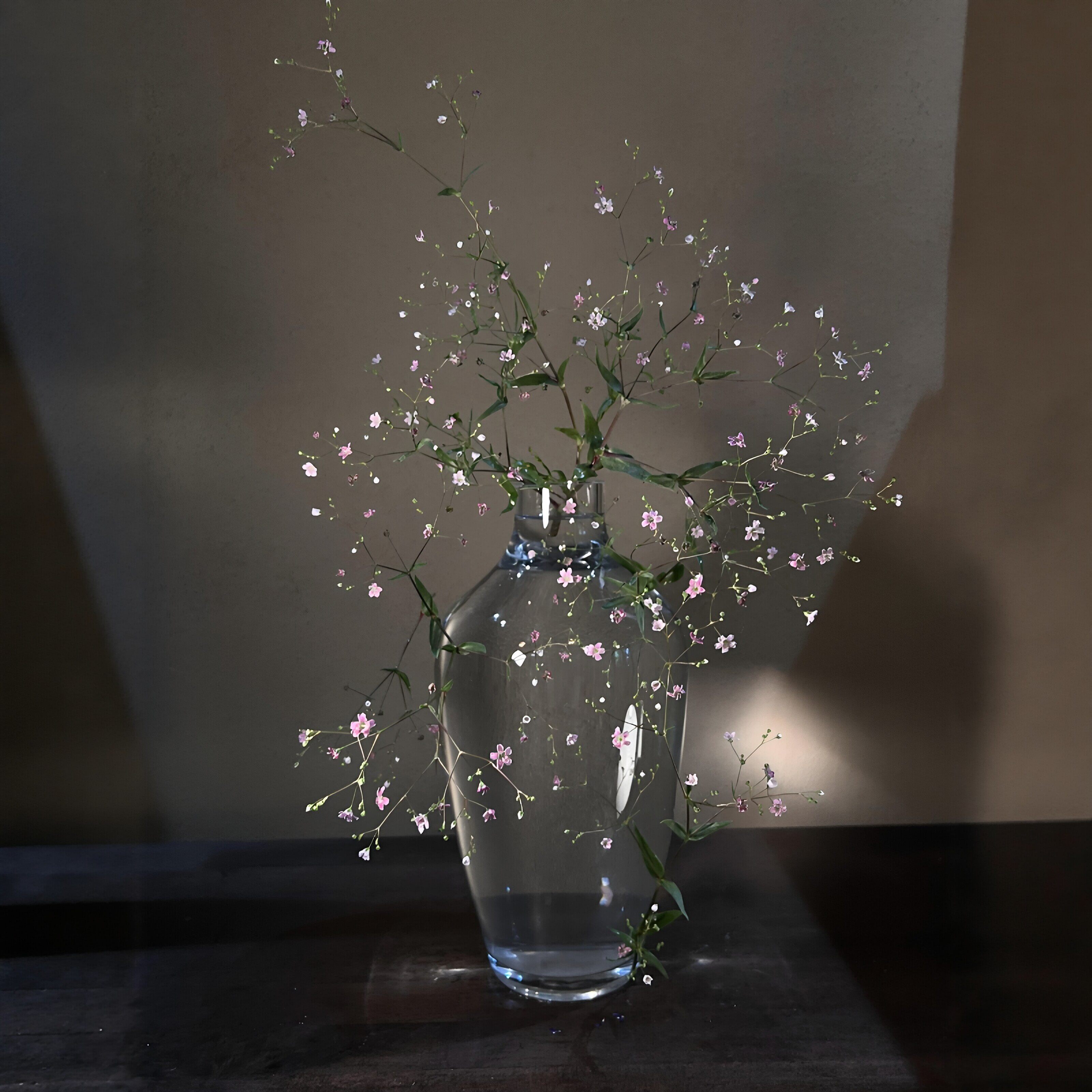 日式透明花瓶玻璃水培高