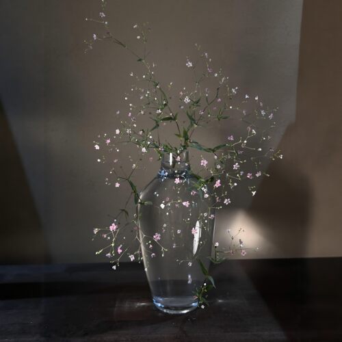 日式透明花瓶玻璃水培高