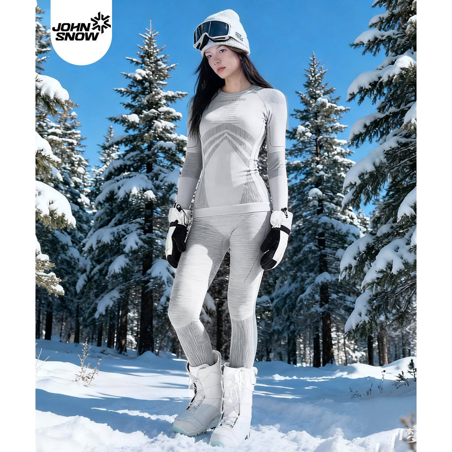 超好看滑雪速干衣滑雪博主热推