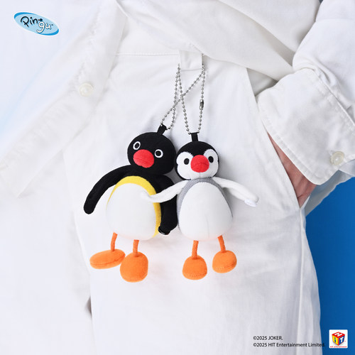 正版山莫pingu小脚脚组合挂件
