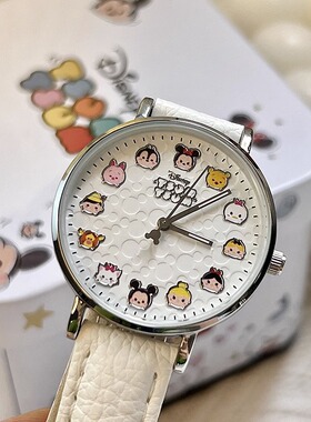 迪士尼手表女款学生儿童女童联名Disney松松初中高中新款防水女孩