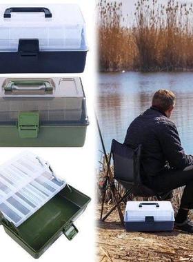 3 Layer Fishing Tackle Box Fishing Lure Box Large Capacity