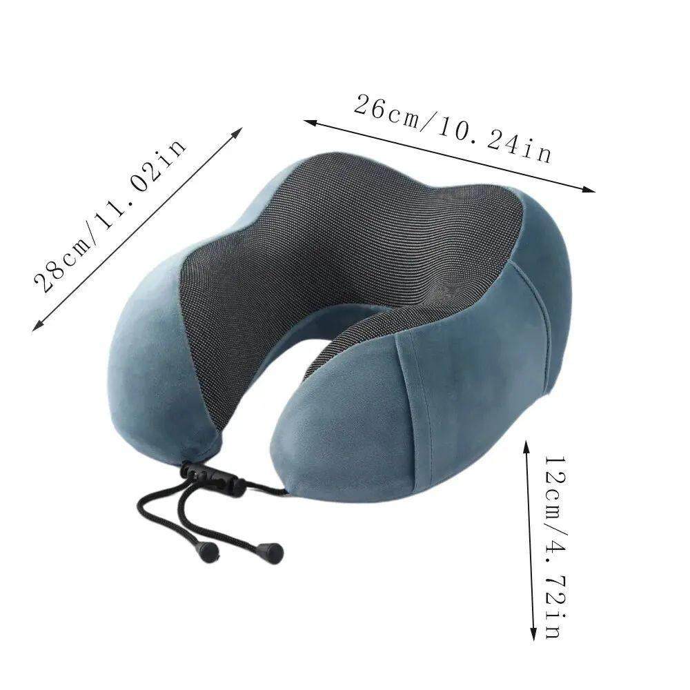 1pc Slow Rebound Travel Pillow, U-shaped Headrest Neck Suppo