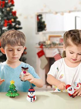 Christmas Stress Relieving Toy Santa Claus Christmas Tree Sq