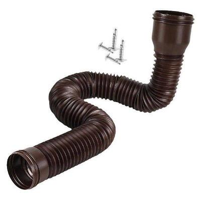 Rain Gutter Downspout Extension Flexible 18.5-59inch