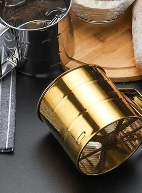 Stainless Steel Handheld Flour Sieve Sifter Powder Strainer
