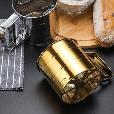 Stainless Steel Handheld Flour Sieve Sifter Powder Strainer