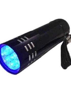 9 LED UV Light Ultraviolet Flashlight Battery Powered