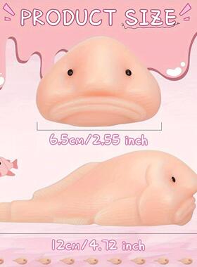 1Pc Blobfish Squeeze Toys Sensory Animal Soft Pop Fidget Toy
