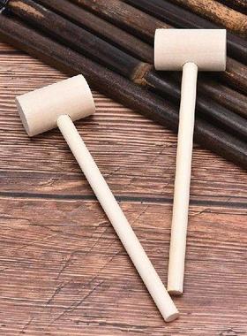 5 PCS Mini Wooden Hammer Ball Toy Hitting Replacement Wood