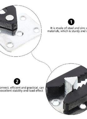 4 Pcs Silver Sofa Fixtures Sectional Couch Connector