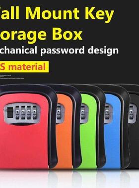 Wall Mount Key Safe Box 4 Digit Combination Password Key