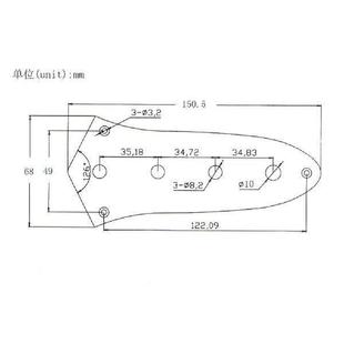 Plate Jazz Holes For Screws With Control Bass Metal 1pc