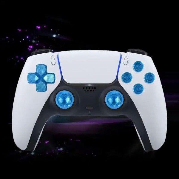 Metal Buttons For PS 5 Game Controller Thumb Sticks Repair
