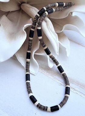 ewelry, Surfer necklace Gifts for men, Wooden Beach Necklace