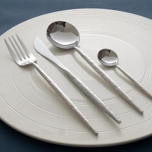 steel stainless Western tableware spoon Tree coffee pattern