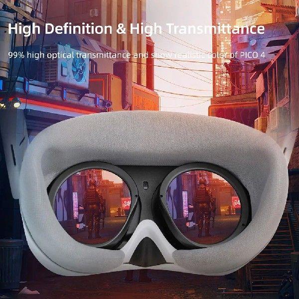 2 Sets HD Anti-Scratch VR Headset Glasses Lens Film Screen