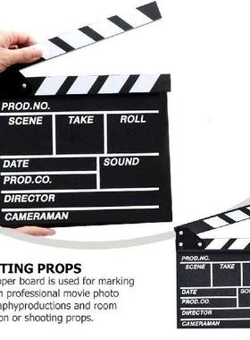 Board Film Clapper Wooden Clapperboard Prop Directors