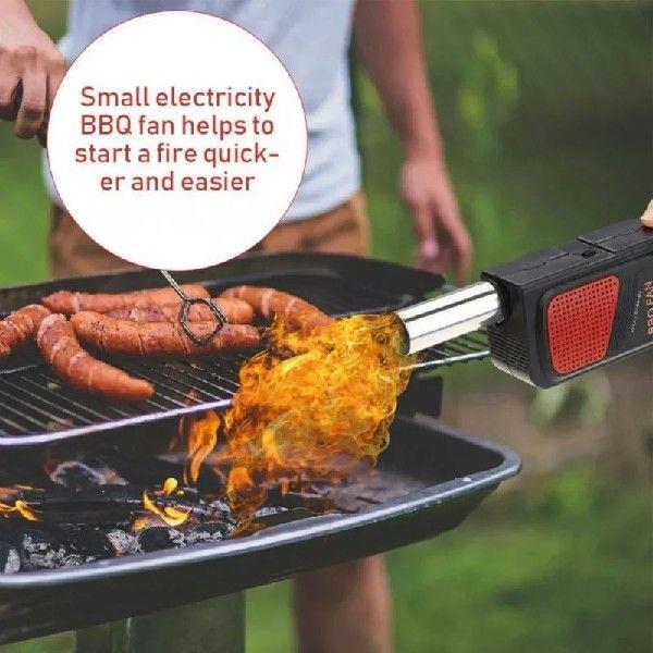 Portable Handheld Electric BBQ Fan Air Blower for Outdoor