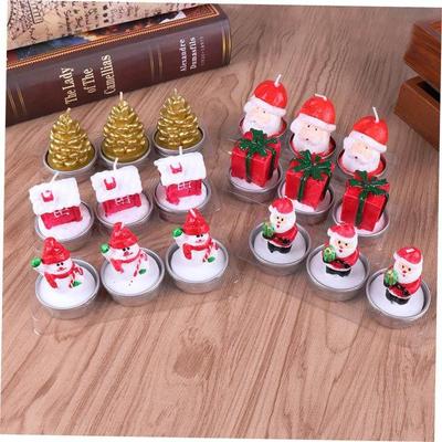 3Pcs Christmas Candles merry christmas Ornaments