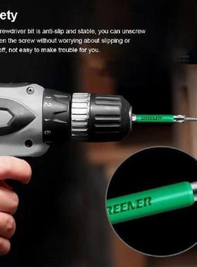 GREENER Screwdriver Drill Bit Hex Shank Extraction Screw