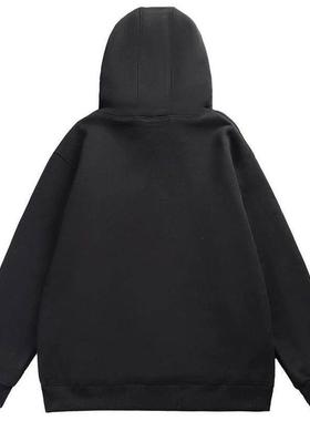 Men's Hoodies Pullover Classic Black Hoodie for Men