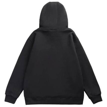 Men's Hoodies Pullover Classic Black Hoodie for Men
