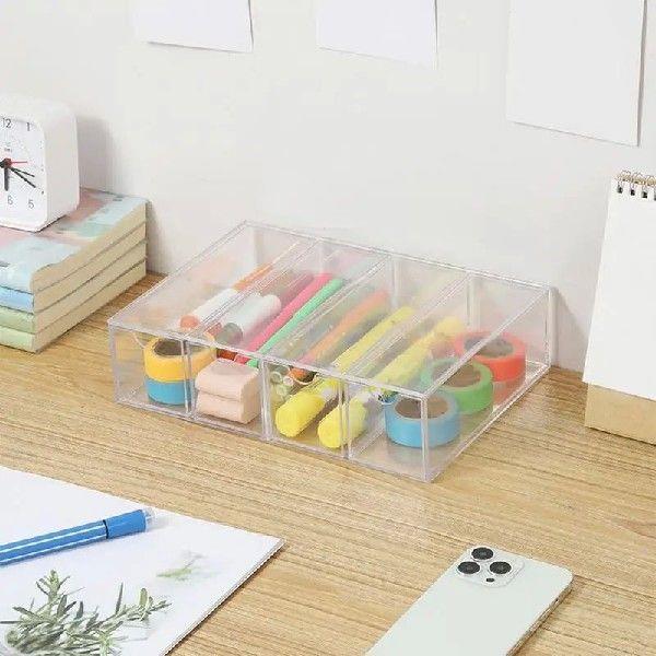 Sunglasses Organizer Acrylic Eyeglass Display Case 4-Layer