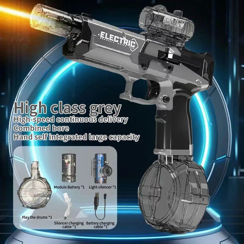 Battle Electric Water Guns，with Gun Muzzle Flame High Capac