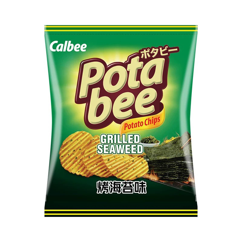 临期特价印尼进口Calbee卡乐比波塔比烤海苔味薯片马铃薯脆片零食