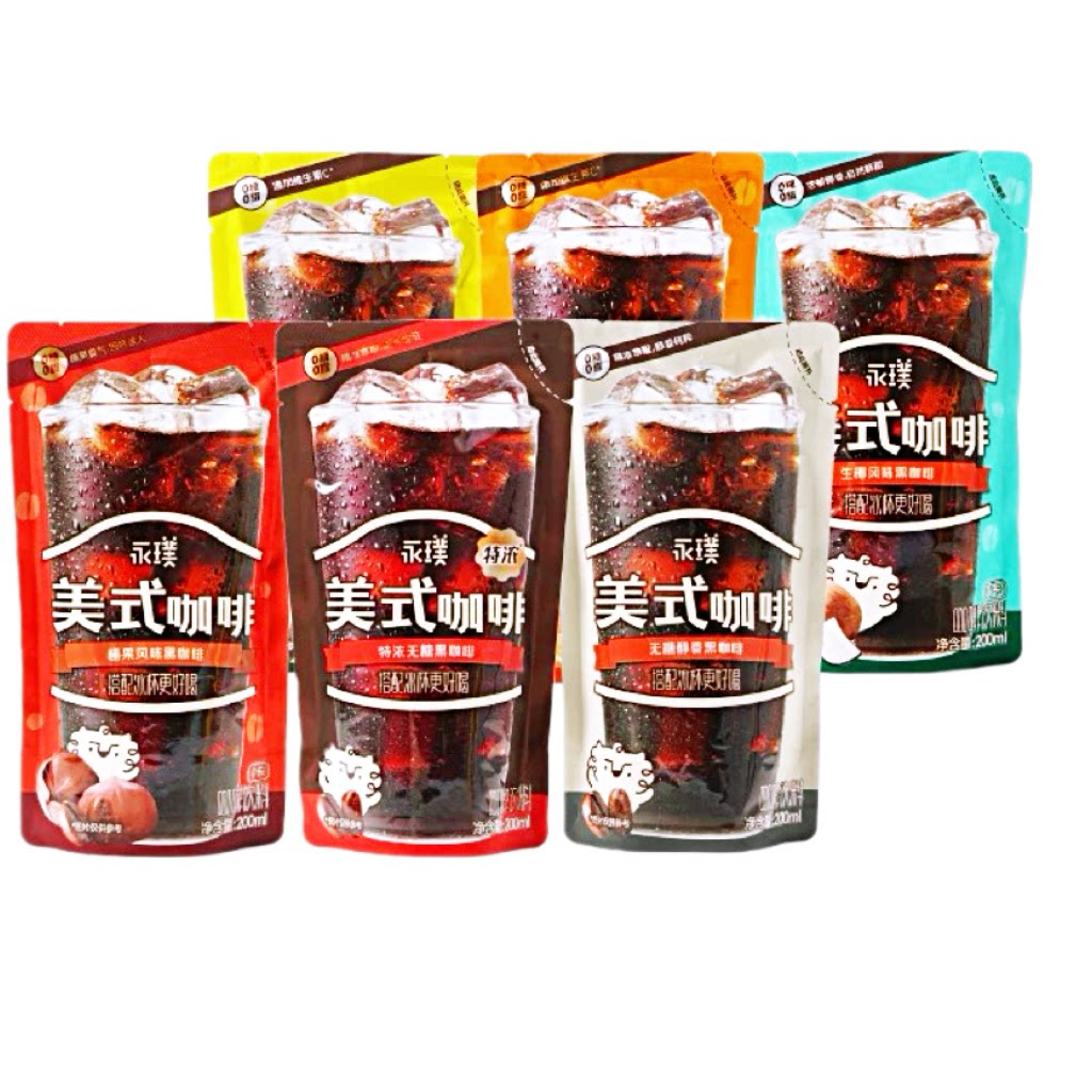 永璞即饮咖啡液无糖冰美式冷萃生椰拿铁速溶黑咖免冲泡美式咖啡