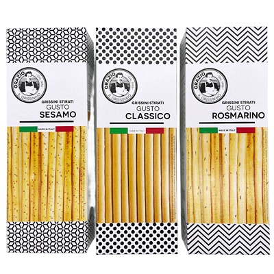 意大利进口勒尔玛ORAZIO无蔗糖面包棒饼干烘焙装饰早餐下午茶零食