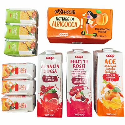 意大利进口COOP库溥复合果蔬汁饮料浆果甜橙菠萝汁饮料果饮