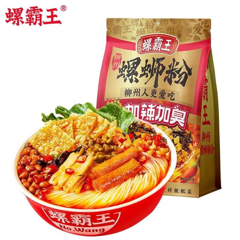 临期特价柳州螺霸王螺蛳粉400g大袋方便速食米粉米线夜宵充饥宵夜