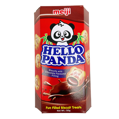 临期特价新加坡进口明治熊猫双重巧克力夹心饼干休闲零食下午茶