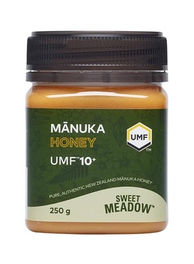 SWEET MEADOW麦卢卡蜂蜜UMF10+250g*1瓶新西兰进口康维他出品