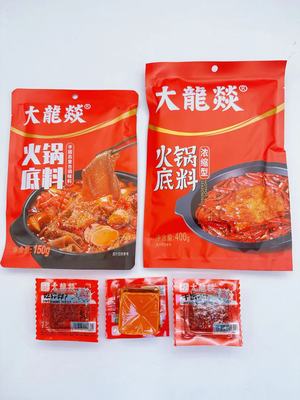 临期特价大龙燚四川火锅底料400g家用麻辣红牛油火锅聚餐火锅底料