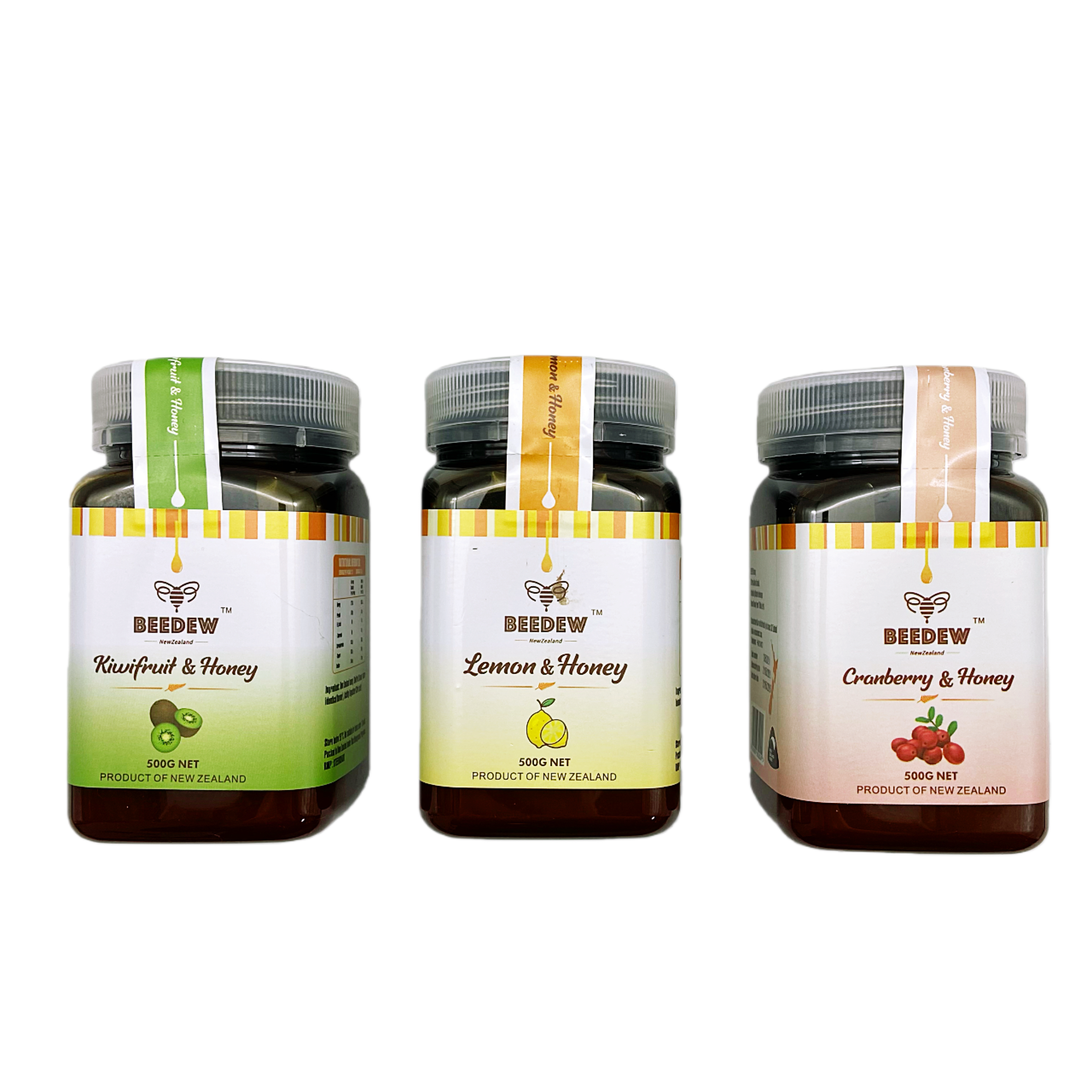 临期特价新西兰原装进口奇异果蜂蜜500g蔓越莓柠檬蜂蜜饮品