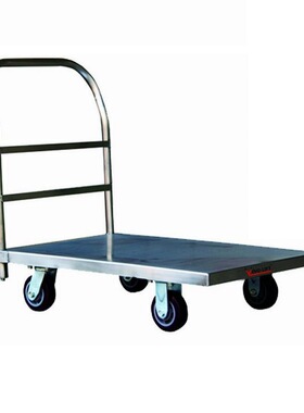 304单层不锈钢平板车手推车 201 双层 三层 厨房不锈钢工具小推车