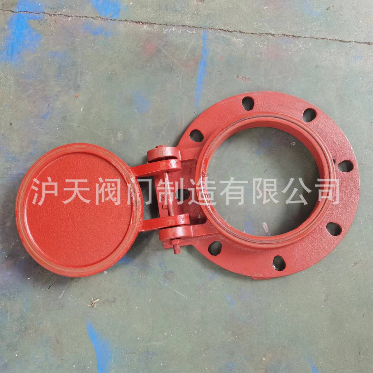 沪天阀门拍门FPM球墨铸铁水管道拍门ND50-DN1000