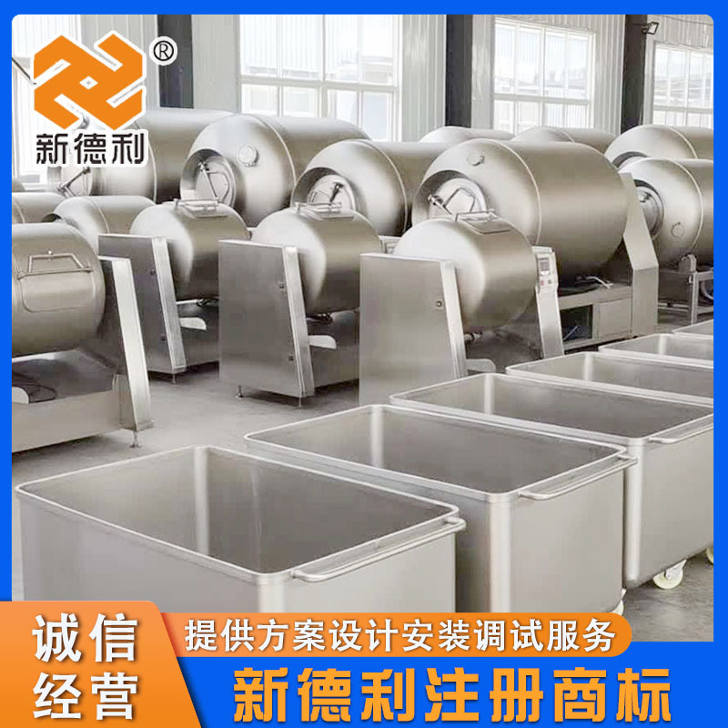 定制不锈钢食品机械料斗车商用肉馅大型周转车蔬菜加厚移动手推车