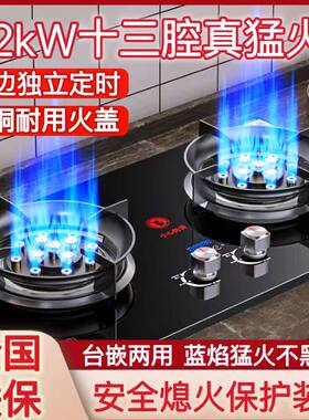 德国品牌燃气灶双灶十三